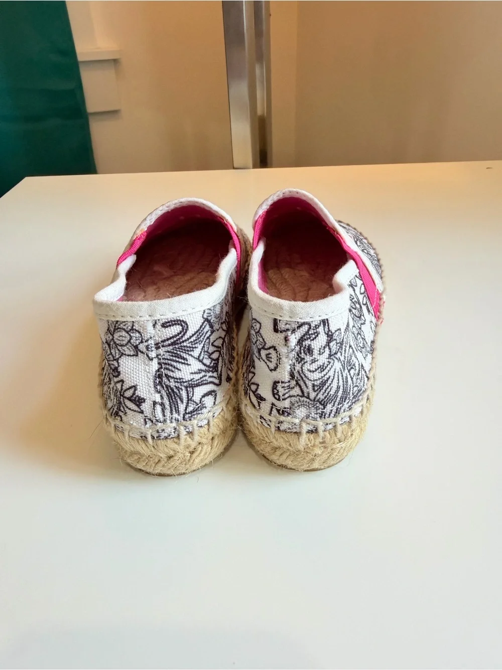 KENZO Kids Disco Jungle Canvas Espadrilles Size 27 NWT
